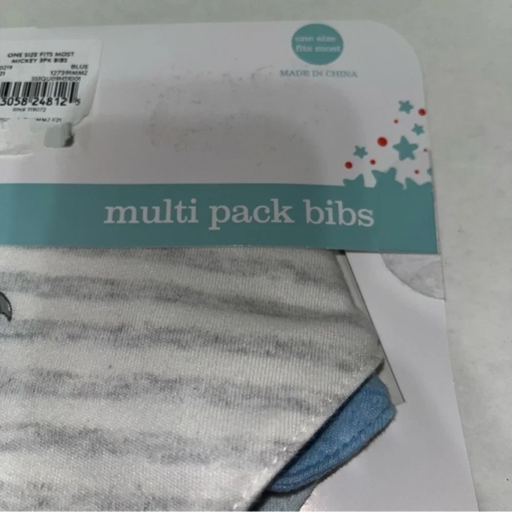 New Disney‎ Baby Multi Pack Bibs 3 Pack One Size